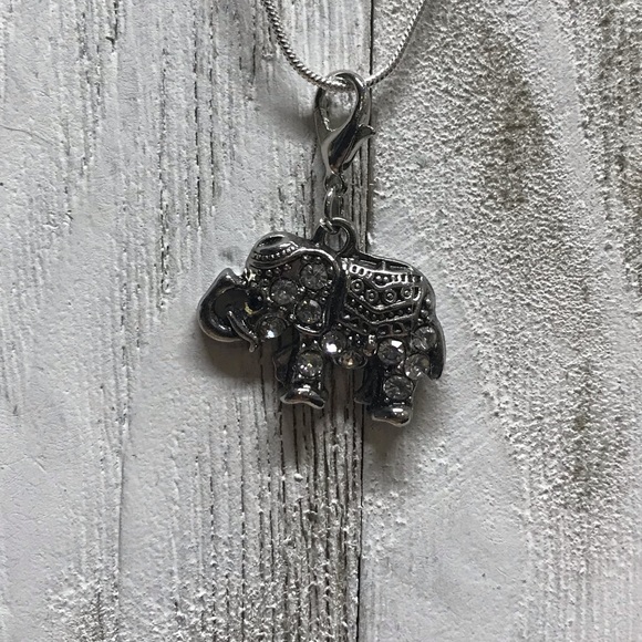 .925 Silver Necklace with a Swarovski Crystal Charm -$30 per necklace- - Picture 6 of 6